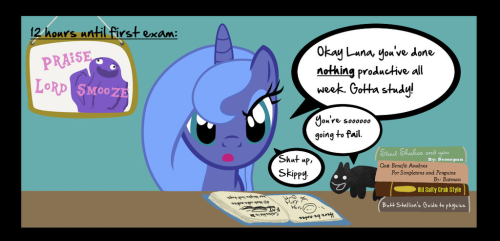 fisherpon:  Pre-exam Procrastination by ~treez123