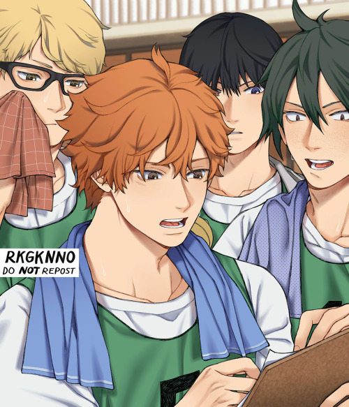 rkgknno: Third year first years~ Thinking about Captain Yamaguchi and his gang of cool upperclassmen