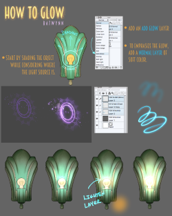 batwynn:  Someone asked how I do the glowy thing, soooo, here’s some how to do the glowy thing in Manga Studio. :3 For more tutorials, please check out my Patreon to help keep me funded. 