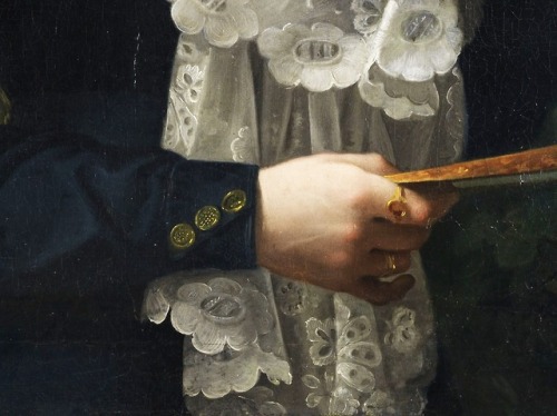 Details: Doña Gertrudis de Compte y de Bruga, c.1830, by Vicente López y Portañ