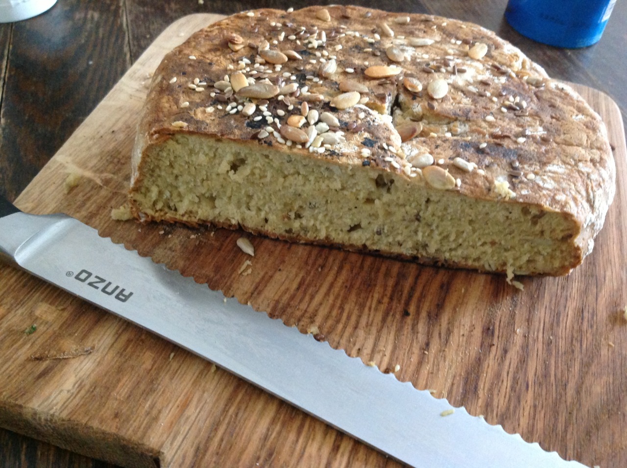 butwheredoyougetyourprotein:  5 Seed Soda Bread My Nanna used to always bring a loaf