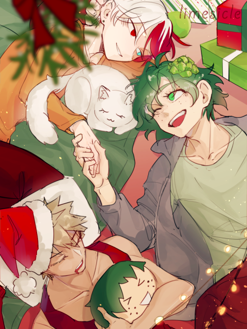 Happy holidays! It’s been a bit since I drew any bnha oopsanyway, here’s the ot3