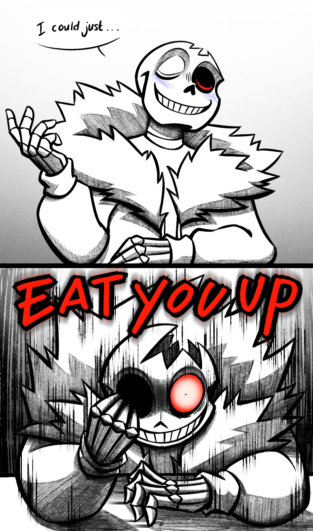 Pin by Galaxy on Sans x Y/N  Undertale, Undertale comic, Horror sans