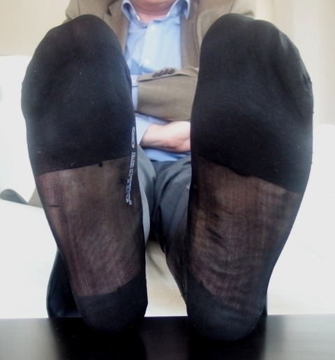 sniffingsocks:  mastersocksub:  Today’s Socks In Action Part 2 (all on my feet this time).  These socks make cocks hard!!!  FUCK YEAH DUDE!!