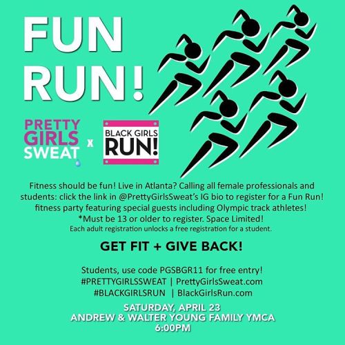 ONLY 15 SPOTS LEFT!!! Join @PrettyGirlsSweat x @officialblackgirlsrun on SATURDAY 4.23.16 for our fi