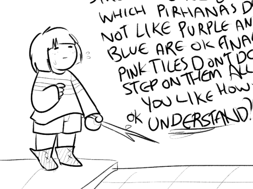 melbert:  i really like the interpretation that frisk is blind  