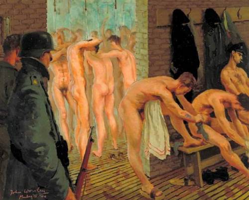 designedfordesire:  Shower Room: Marlag ‘O’ (1944), John Worsley (1919–2000)passareltemps (via santaferomantic)