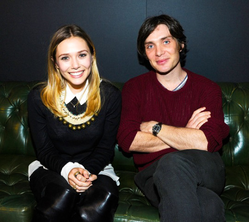 adoringelizabetholsen:Elizabeth Olsen &amp; Cillian Murphy attend the ‘Red Lights’ P
