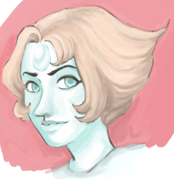 flowersonpaper:  sloppy drawing of pearl