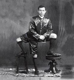 Francesco Lentini, was born in 1889, had three legs, four feet, sixteen fingers, and two sets of playback devices, learned to ice skate and jump rope.