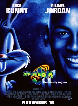 nanthecowdog:  wannabeanimator:   On November 15th, 1996, Warner Brothers’ Space Jam was released in theaters.  The concept for this movie originated from a series of highly popular Nike ads where Bugs Bunny and Michael Jordan faced off against Marvin