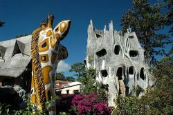 sixpenceee:  Hang Nga Guesthouse in VietnamOne reviewer described this hotel in Dalat, Vietnam as “one of the best &amp; most bizarre places we visited in Vietnam, it’s like a cross between Alice in Wonderland &amp; a mini version of Gaudi’s Sagrada