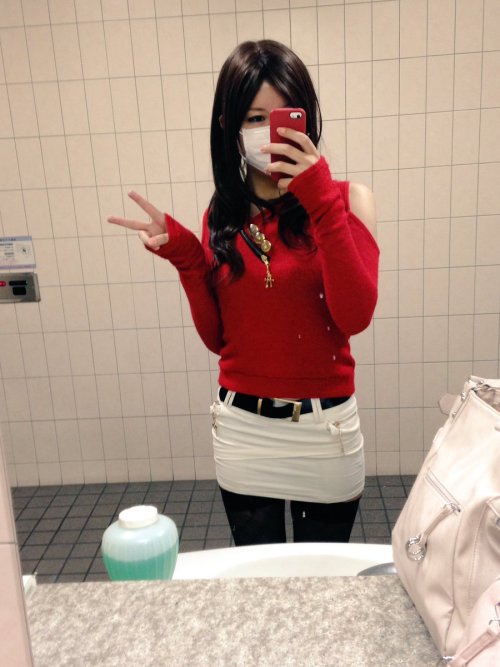 I go out wearing this outfit. A lot of people looked at me♡♡