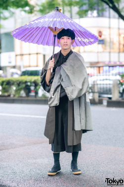 tokyo-fashion:  21-year-old Yuki on the street