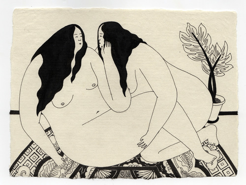 shapelywomen:Leisurely Love, by Ness Lee