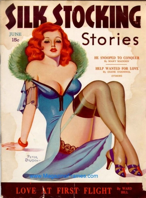 Silk Stockings (June 1938) Cover By Peter Driben