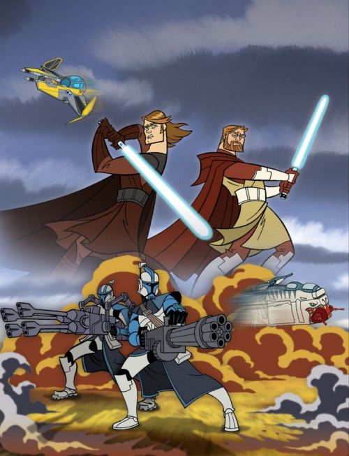 Star Wars: Genndy Tartakovsky’s Clone Wars, animated and directed by Genndy Tartakovsky, aired