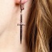 fridayiminlovemp3:dangle sword earrings my beloved <3