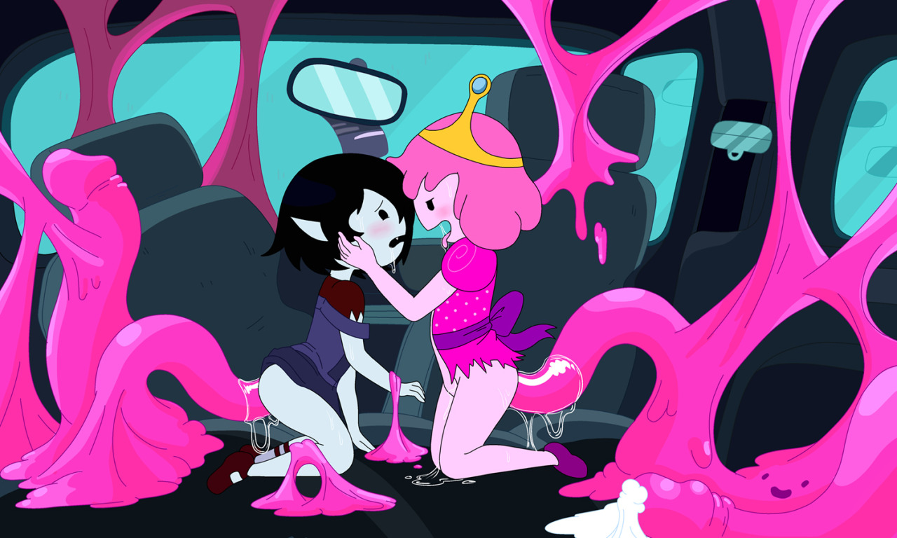 adventure-time-hentai-porn:  Marceline X Princess Bubblegum