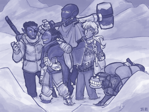 another doodle of People Who Climb Mountains To Achieve A Goal You Have Hired Us For (We’re Workshop