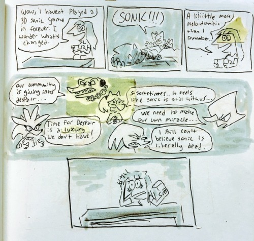 samkingsketches: Ive been live comic-ing my play through of Sonic Forces over on my twitter because, as someone who has been away from the franchise for a while, this game is a ride and a half.   Ill make a follow up next time I have 10 comics to post