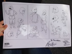 metalwarrior22:  when-extremes-meet:  avatar-caro:  I met Brittney Williams today at New York Comic Con XD I’m can’t wait to see her work in the Korra comics XD and she’s such a chill person, it’s refeshing to see such a cool girl with great skills