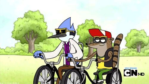 gravityfallsrockz:  Modern Cartoons + Bikes
