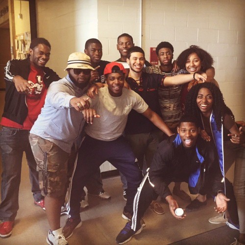 hiphopandcurlyhair:Future college gradsBlack excellence all in this pic!!!