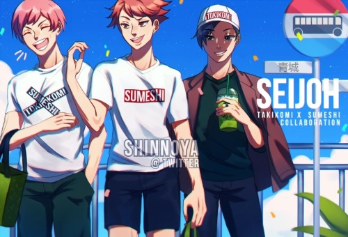 hear me out-! these 3 go on shopping trips together whenever oikawa is in town