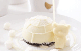 strawberry-milktea:  溶けているイグルーのデザート (Melting Igloo Dessert)