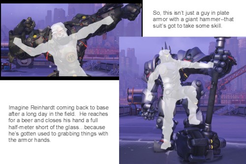 sevvina:  Deconstructing Reinhardt (aka: what’s up with those gorilla arms???) 