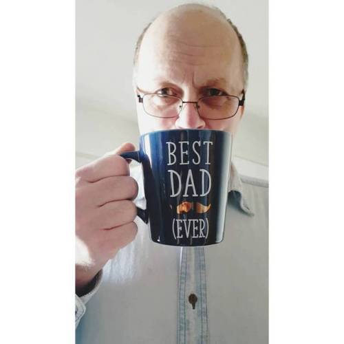 Love you pap!  The cup says it all !! #dad #love #mrbushell #georgeofthejungle #memories #fathersday