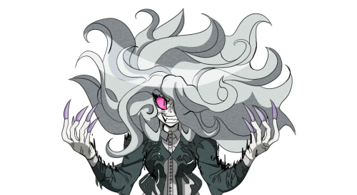 Danganronpa Lab au — Hey! Can I see Seiko in her monster form?! I think...