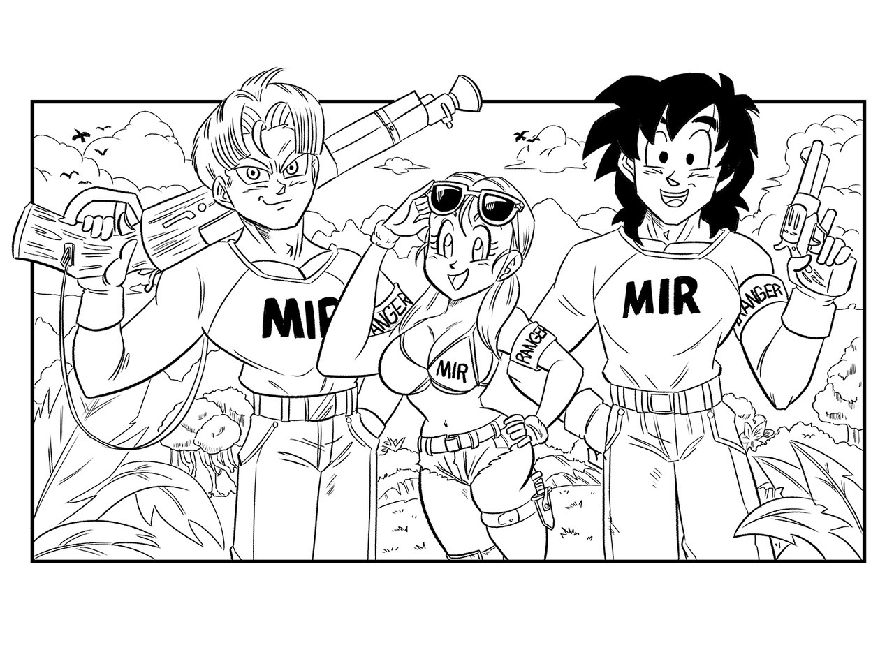 funsexydragonball:Yeah, I’m really happy with this. Going to probably color it