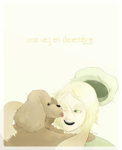 puffandhuff:Makkachin no tiene tiempo para sus discusiones, pues baja brincando las escaleras y se precipita hacia Yurio. Por un momento prevé una tragedia y aunque efectivamente Yurio pierde el equilibro, cayendo de bruces al suelo, después escucha