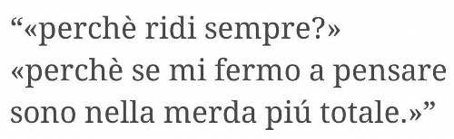 pensavocheglisareibastata:  - 