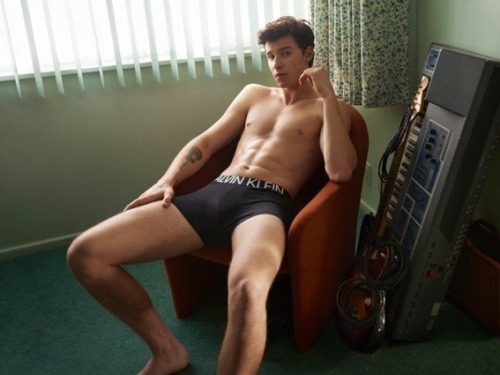 My Randomness — Shawn Mendes doing a Calvin Klein underwear photo...