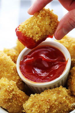 do-not-touch-my-food:  Quinoa Chicken Nuggets