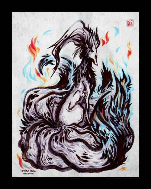 XXX kiriska:  About time I drew a proper Ninetales. photo