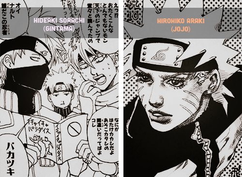 noct-caelum:  Popular Mangaka draw Naruto (10th Anniversary) 