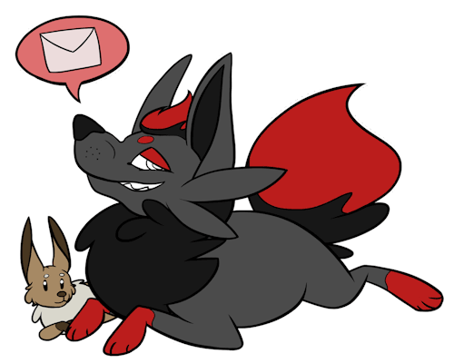“Well hello there again~”Daily-Zorua is back as AskZorua, and Videl and Casia have returned!All plot