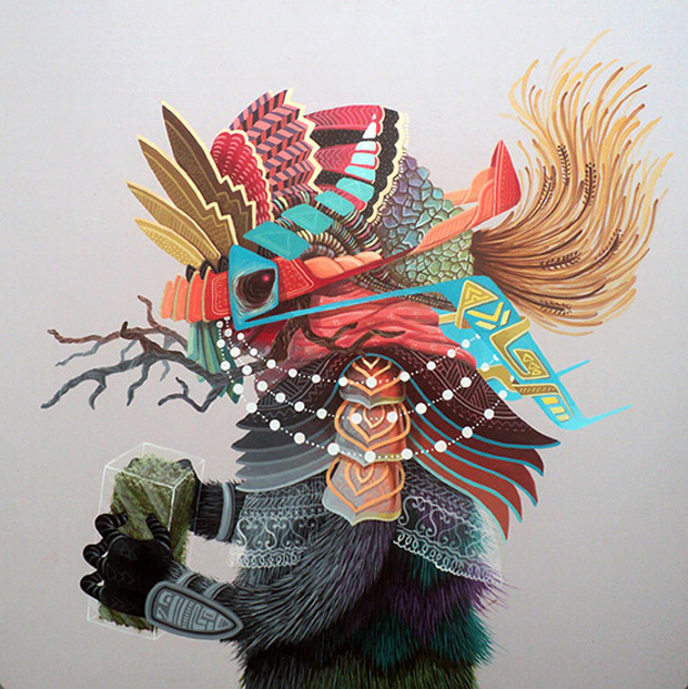 2headedsnake:  Street art by Curiot (Mexico) click images to enlarge 