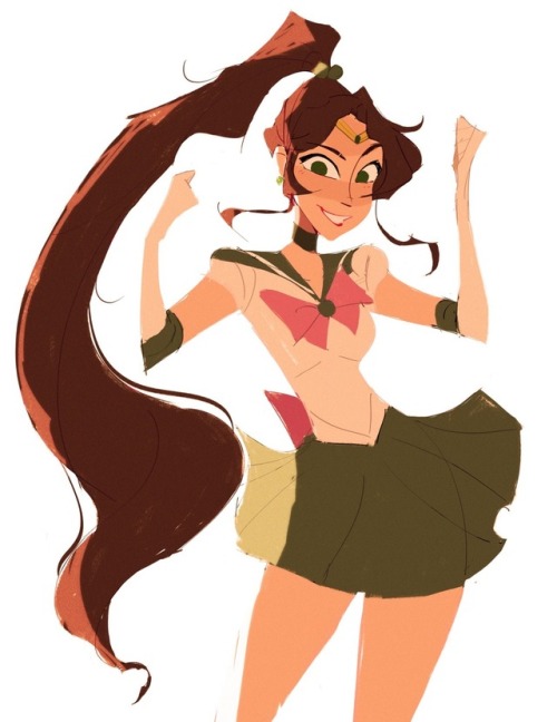 zachsgotyourback:sailor jupiter is honestly such a kick butt legend