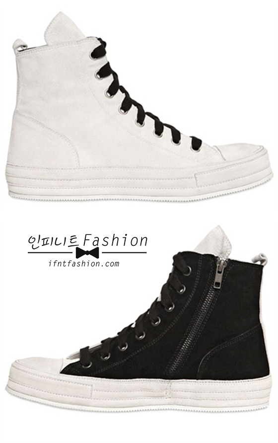 ifntfashion:  SUNGGYU☆ Anne Demeulemeester Suede High Top Sneakers - $979 (sold