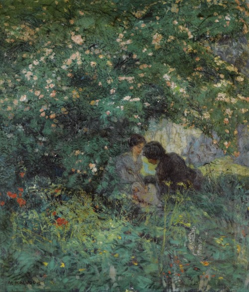 fleurdulys:
“ Lovers in the Grass - Alois Kalvoda
”