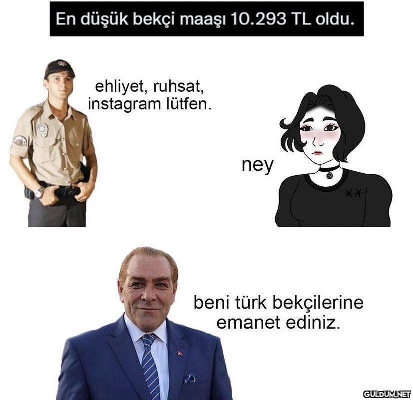 En düşük bekçi maaşı...