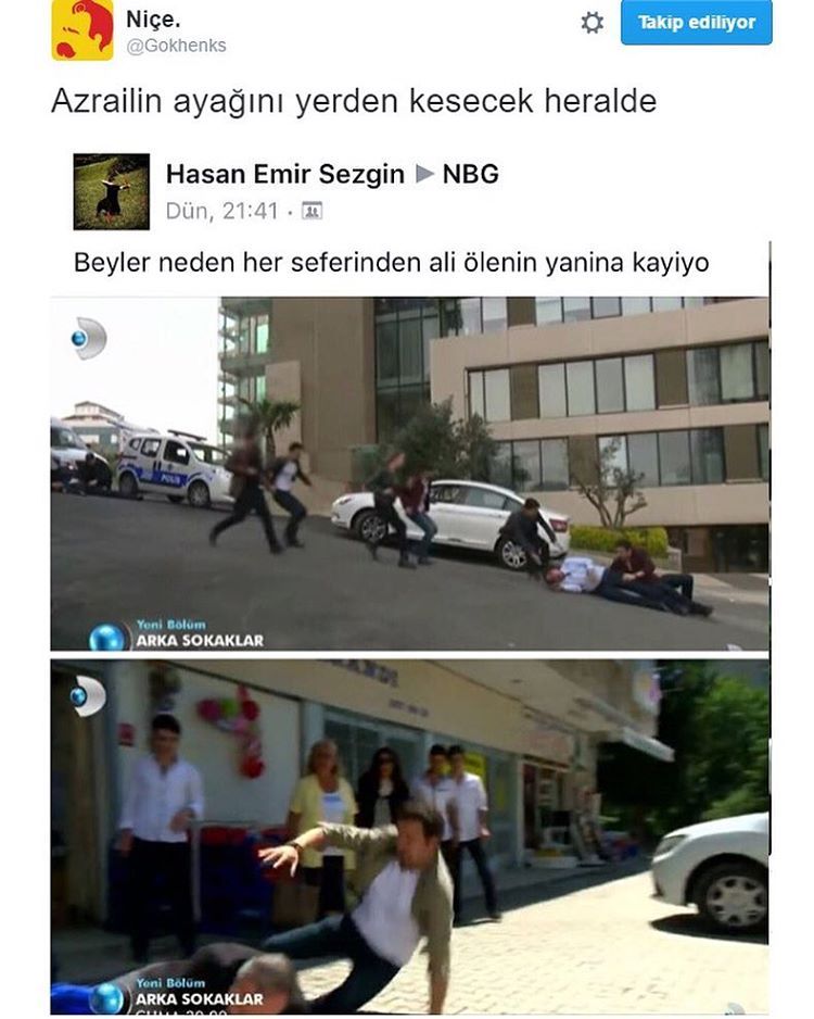 Azrailin ayağını yerden...