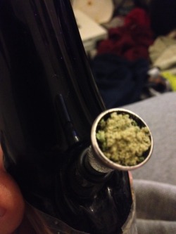 samsonsostoned:  luckily a bong is never too far in my house, that sour diesel kief&gt;