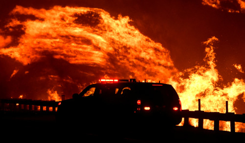 PHOTOS: California wildfires force evacuationsClose to 200,000 Northern California residents, many o