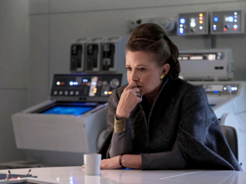 weheartfandom:New still of Carrie Fisher as General Leia in Star Wars: The Last Jedi